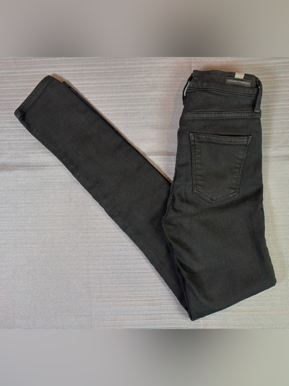 Citizens of Humanity Rocket High Rise Skinny Jeans Womens 24 Black Made USA